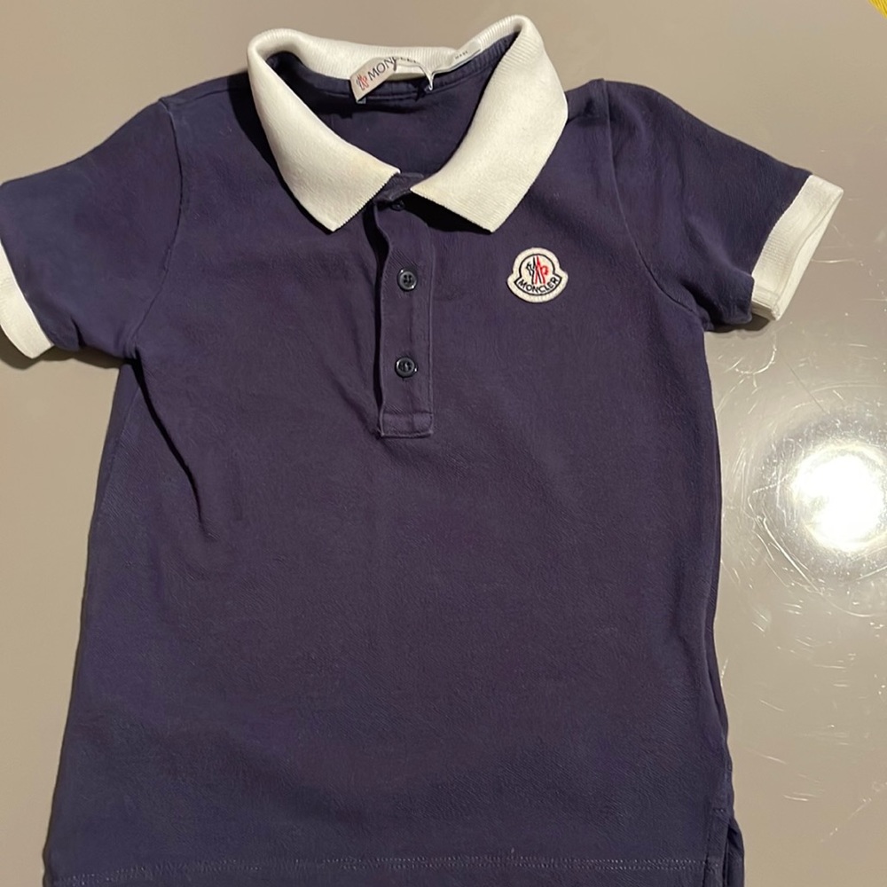 Authentic MONCLER boys polo style shirt